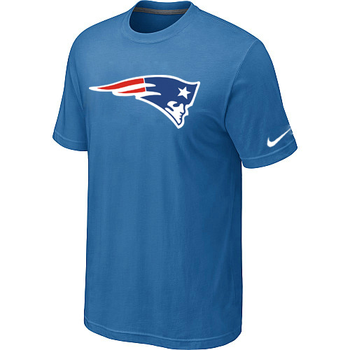 Nike New England Patriots Sideline Legend Authentic Logo Dri-FIT NFL T-Shirt - Light Blue
